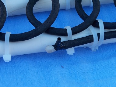 soaker hose air line connector